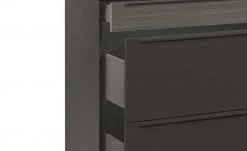 now! by hülsta Sideboard now! touch | Schwarz / Samteiche Grau (Nachbildung) 106|cm -CAN Kommode Verkaufe 13232790 3 202203222233