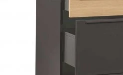 now! by hülsta Sideboard now! touch | Schwarz / Samteiche Natur (Nachbildung) 71|cm -CAN Kommode Verkaufe 13232798 4 202203222233