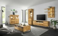 Westerburg Highboard massiv Texas | Wildeiche