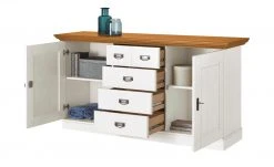 maison bleue Sideboard Florian | Weiß / bernsteinfarben -CAN Kommode Verkaufe 13318899 9 202108130002