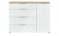 Kommode Vitreo | Eiche Sägerau (Nachbildung) / Weiß -CAN Kommode Verkaufe 13340427 10 201901221137