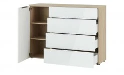 Kommode Vitreo | Eiche Sägerau (Nachbildung) / Weiß -CAN Kommode Verkaufe 13340427 9 201901221137