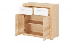 smart Kommode Oslo | Kernbuche (Nachbildung) / Kernbuche / Weiß -CAN Kommode Verkaufe 13345943 2 202006180919