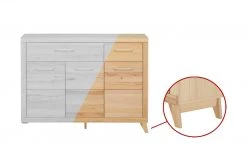 smart Sideboard Oslo | Kernbuche (Nachbildung) / Kernbuche
