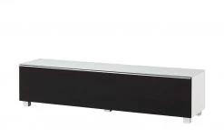 Lowboard Soundbase L | Seidengrau / Schwarz