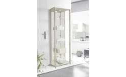 Vitrine Cristal | 2|Stück Eiche sägerau (Nachbildung)