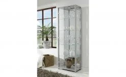 Vitrine Cristal | 2|Stück silberfarben